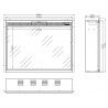 El Insert eléctrico LED Aflamo 90