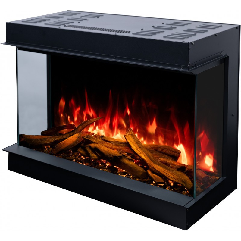 SUPERB 3D 100 cm, chimenea eléctrica LED empotrada AFLAMO